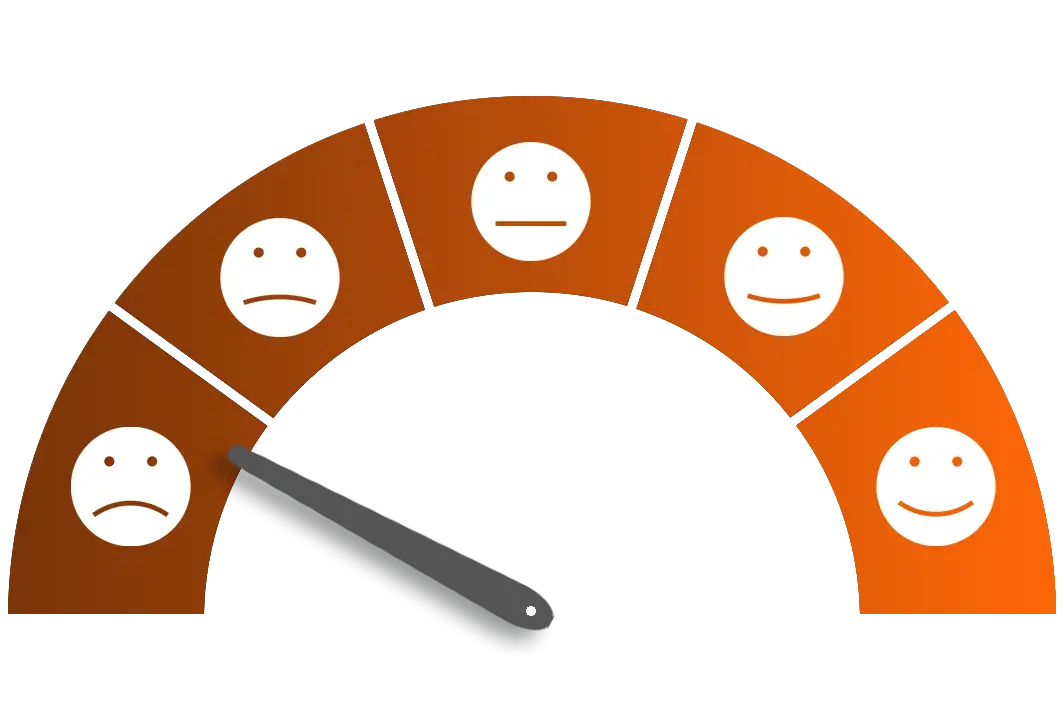 BadCreditVanFinance credit-score speedometer illustration